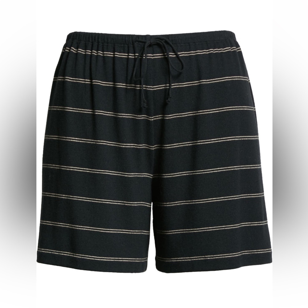 Bnwt Vince Double Chalk Stripe Drawstring Shorts - image 1